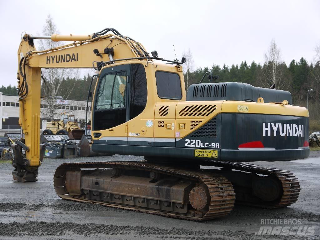 Hyundai R 220 LC-9A Bageri gusjeničari
