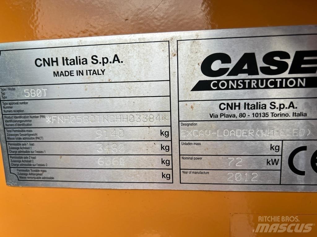 CASE 580 T Utovarni rovokopači