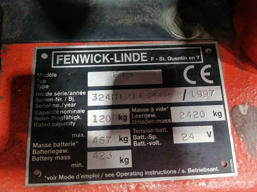Linde E12 Električni viličari