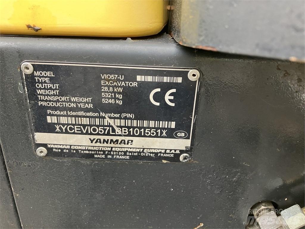 Yanmar Vio 57 U Mini bageri <7t