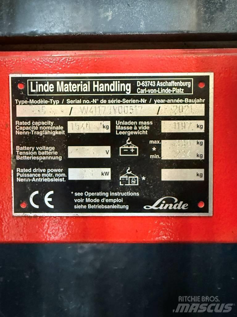 Linde L16APi/1173 Ručni električni viličar