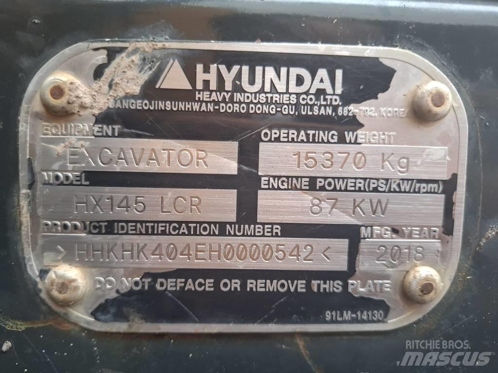 Hyundai HX 145 LCR Bageri gusjeničari