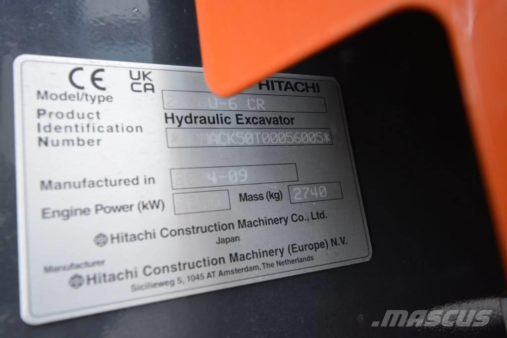 Hitachi ZX 26 U-6 Mini bageri <7t