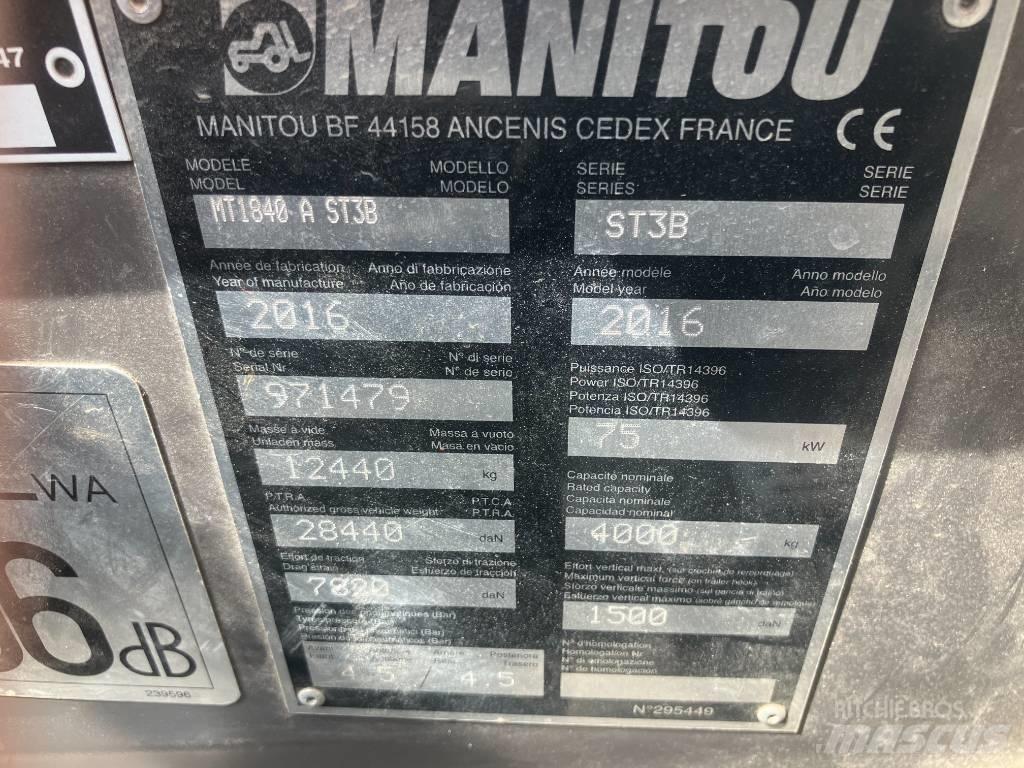 Manitou MT 1840 A Teleskopski viličari