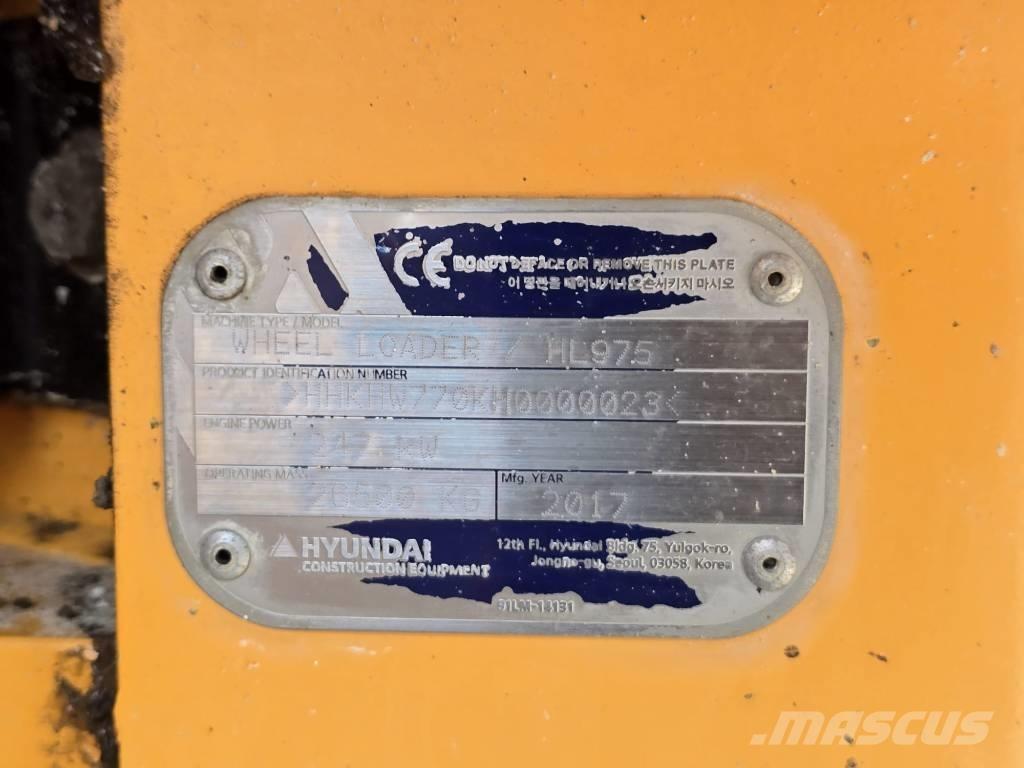 Hyundai HL 975 Utovarivači na kotačima