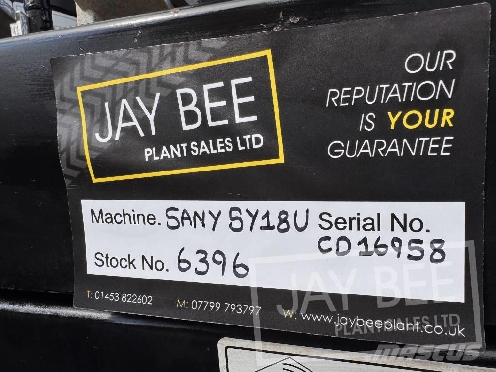 Sany SY18U Mini bageri <7t