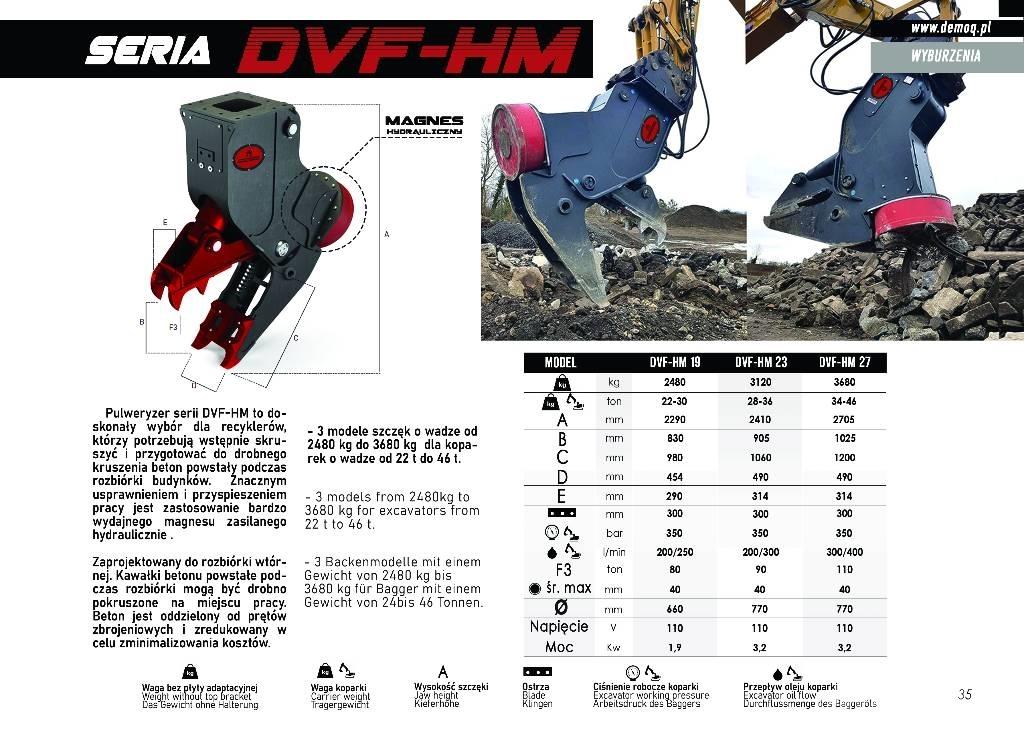  DEMOQ DVF23-HM Građevinske drobilice
