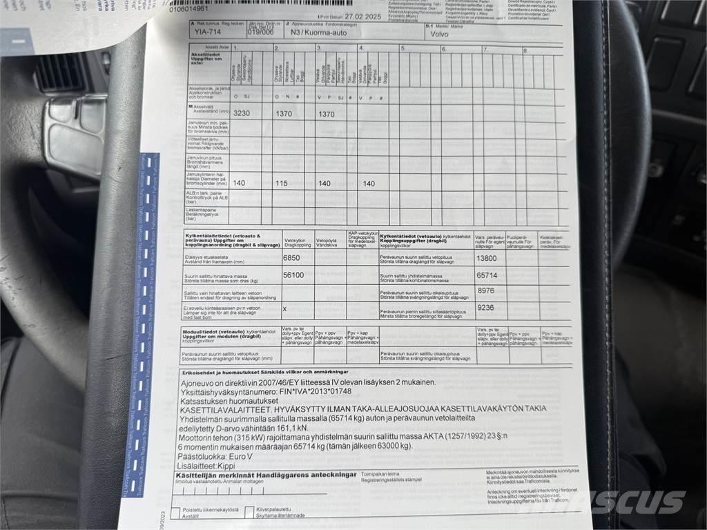Volvo FM13 8X4 Kiper kamioni