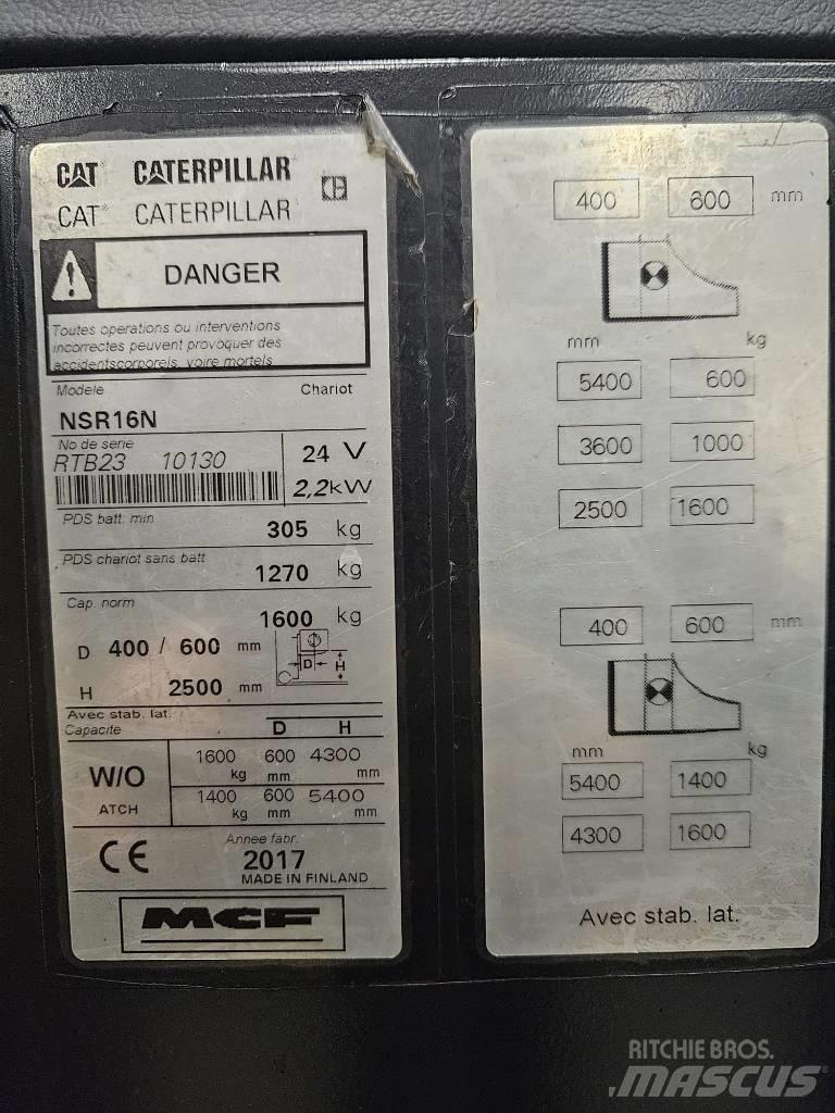 CAT NSR16N Samopogonski ručni viličari