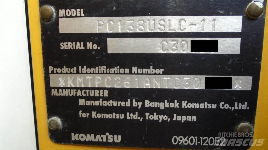 Komatsu PC 138 USLC Bageri gusjeničari