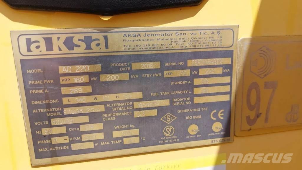 Doosan Aksa AD220 Ostali agregati