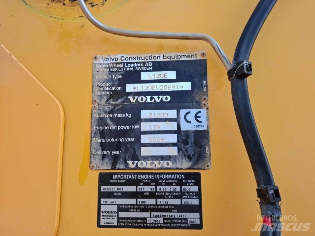Volvo L 120 E Utovarivači na kotačima