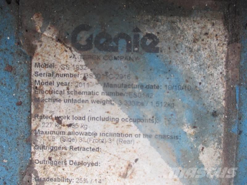 Genie GS 1932 Škaraste platforme