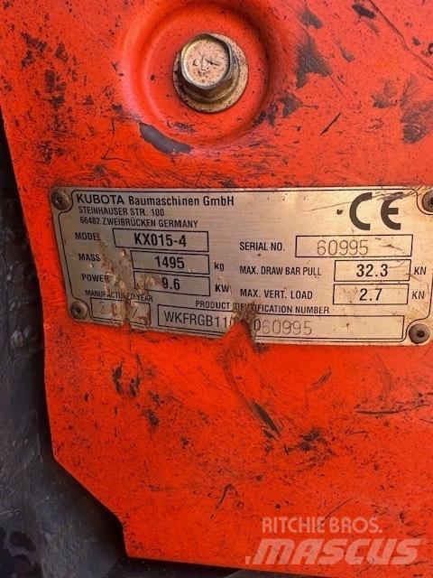 Kubota KX 015-4 Mini bageri <7t