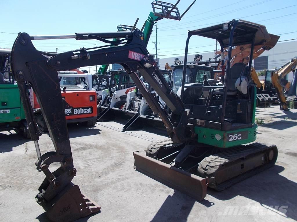 John Deere 26G Mini bageri <7t