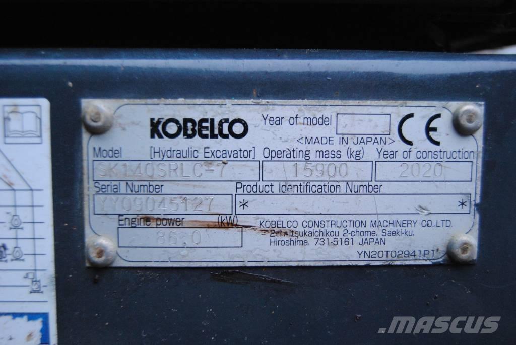 Kobelco SK140SRLC-7 Bageri gusjeničari