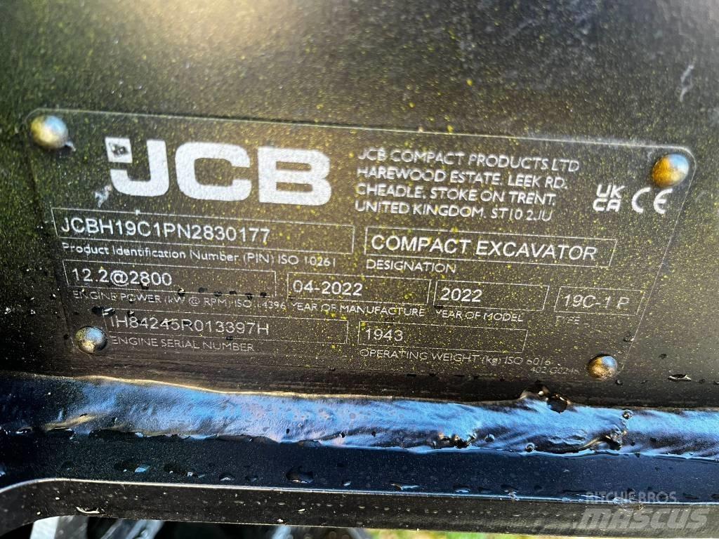 JCB 19 C-1 Mini bageri <7t