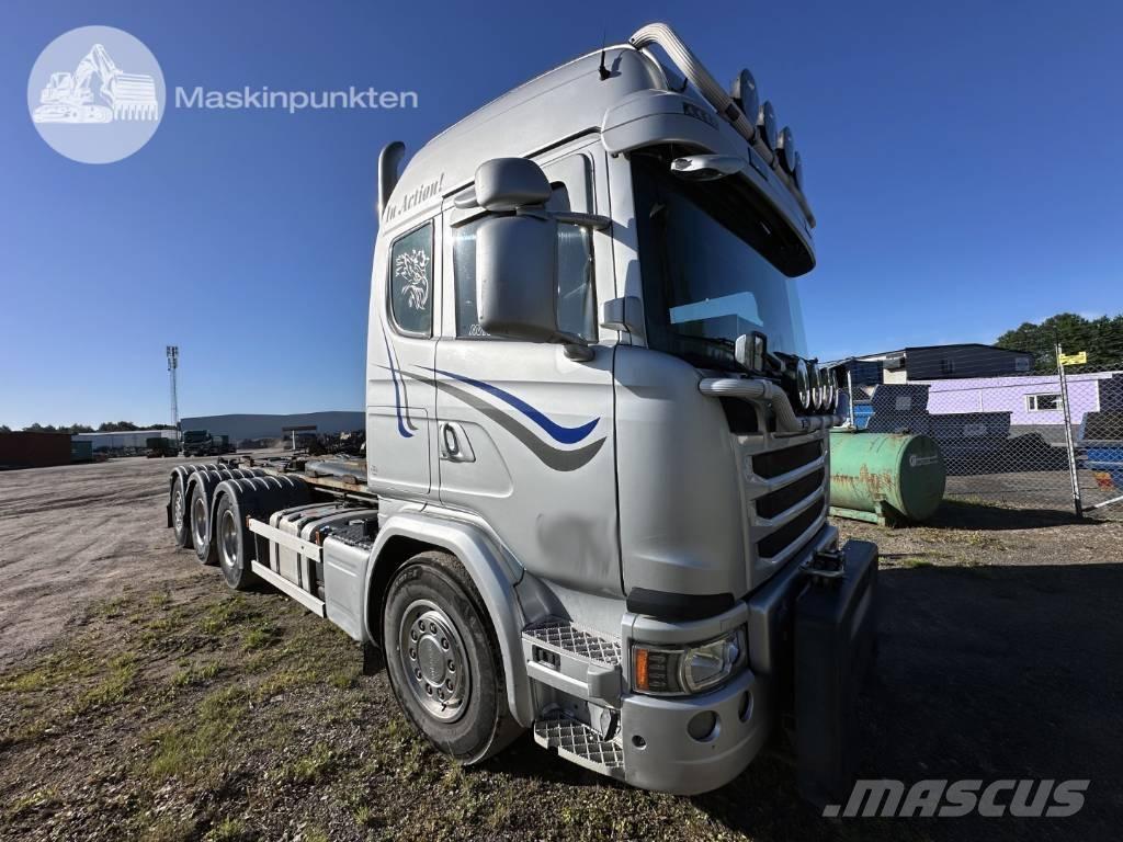 Scania G 490 Rol kiper kamioni s kukama za dizanje