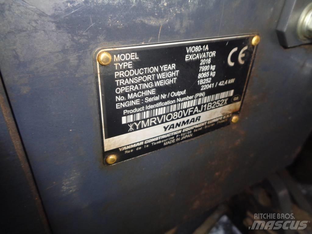 Yanmar Vio 80 Bageri gusjeničari