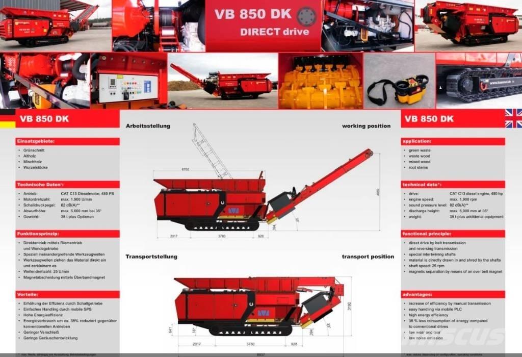 Hammel VB 850 DK Strojevi za rezanje otpada