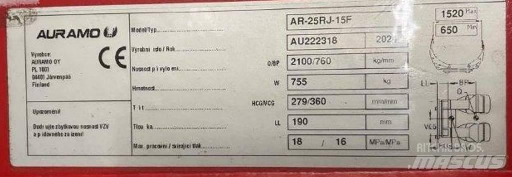 Auramo AR-25RJ-15F Hvataljke za role