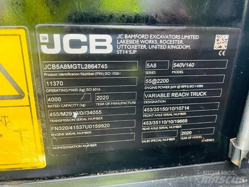 JCB 540-140 Teleskopski viličari