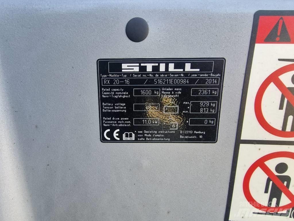 Still RX20-16 Električni viličari