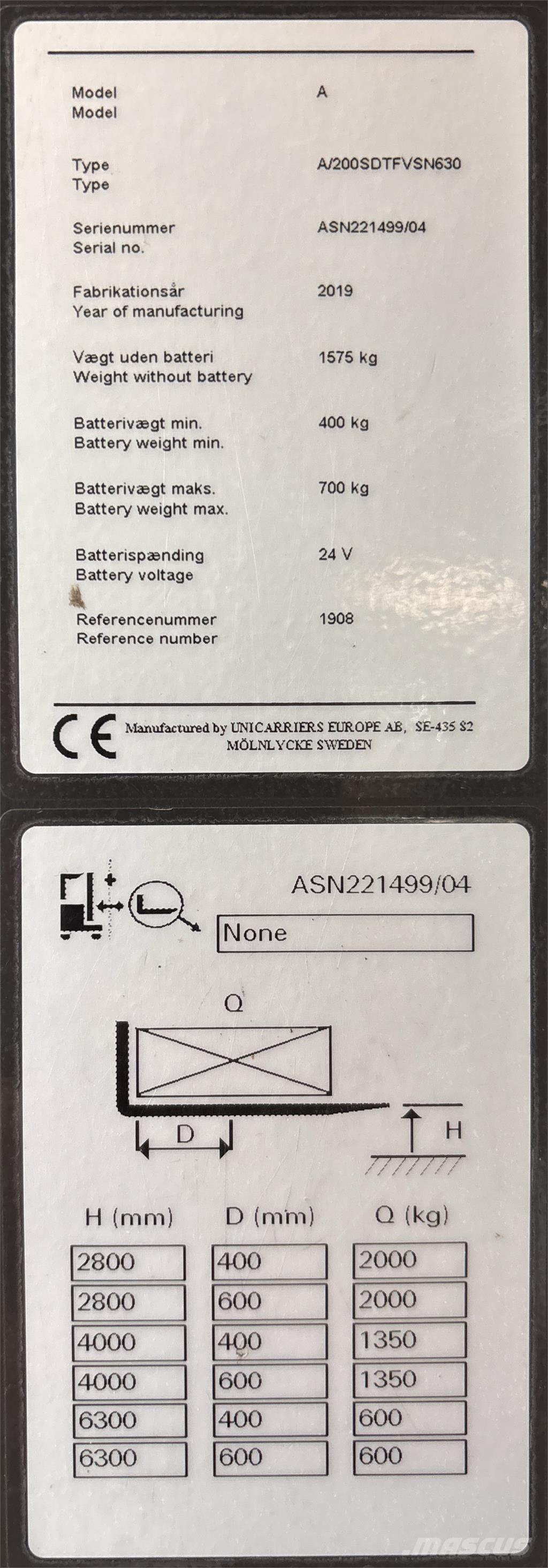 Atlet ASN200 Samopogonski ručni viličari