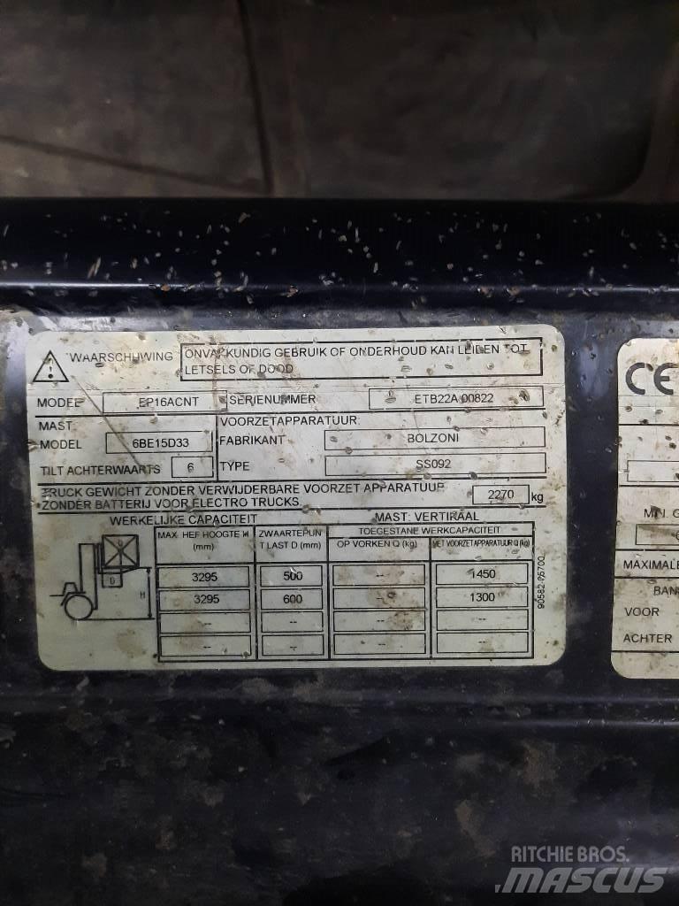 CAT EP16ACNT Električni viličari