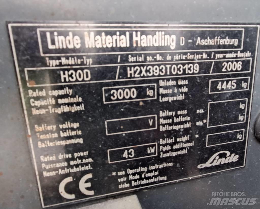 Linde H 30 D Dizelski viličari