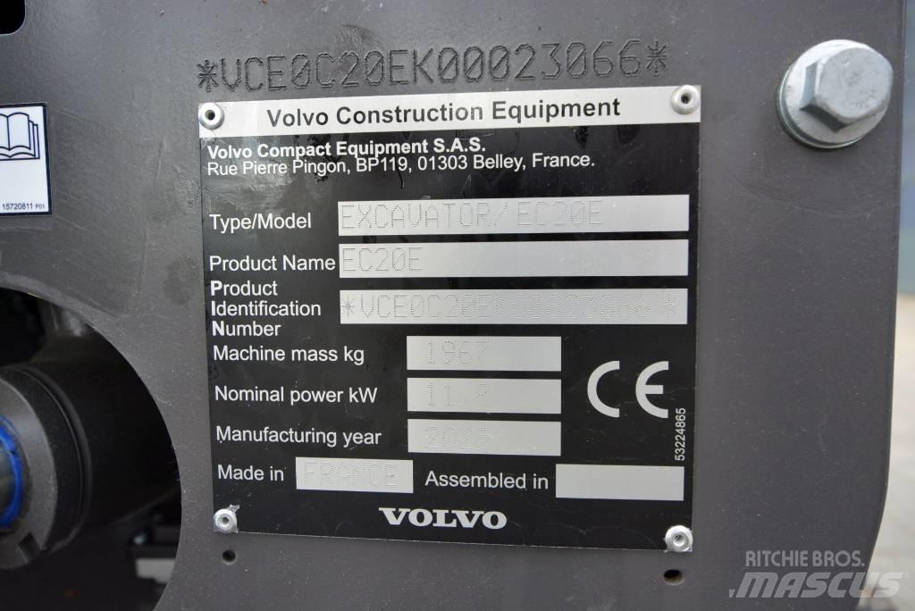 Volvo EC 20 E Mini bageri <7t