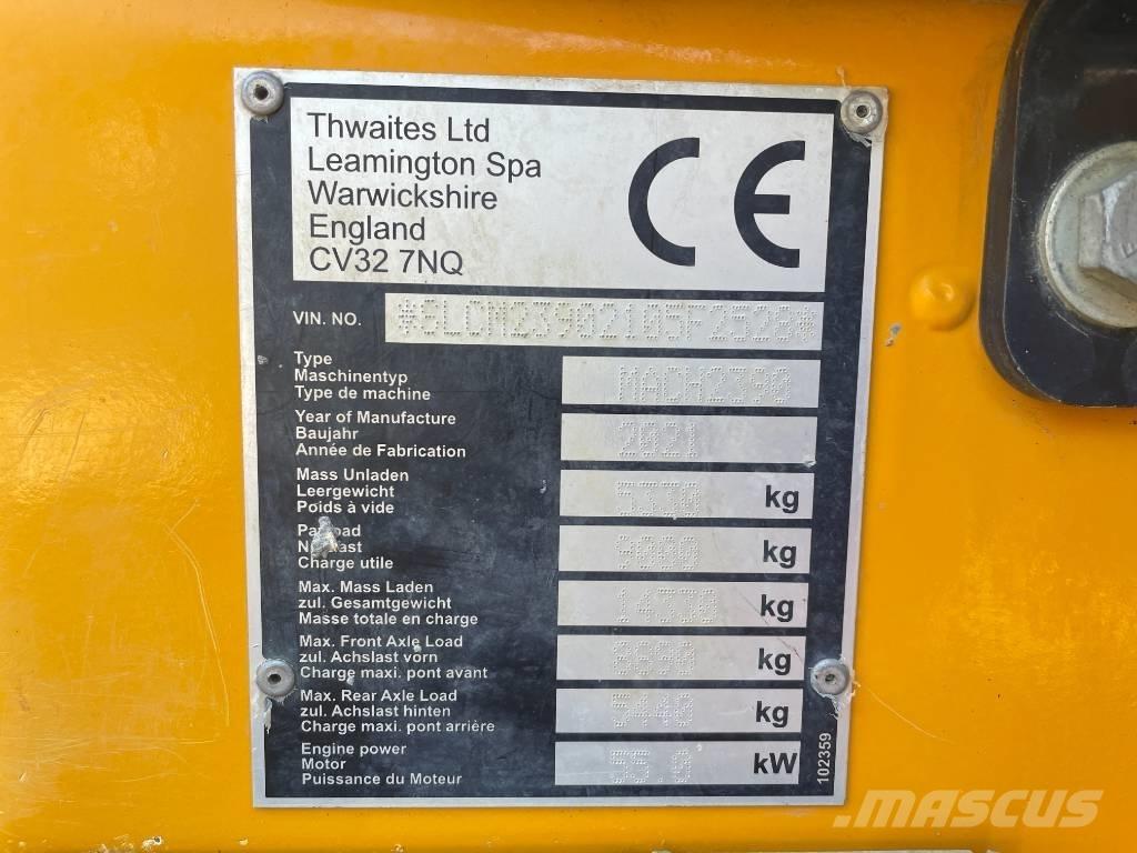 Thwaites MACH 2390 Demperi za gradilišta