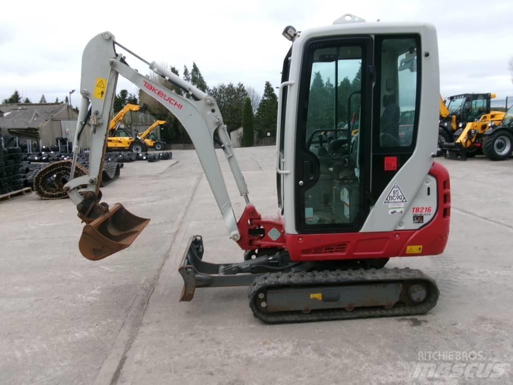 Takeuchi TB 216 Mini bageri <7t