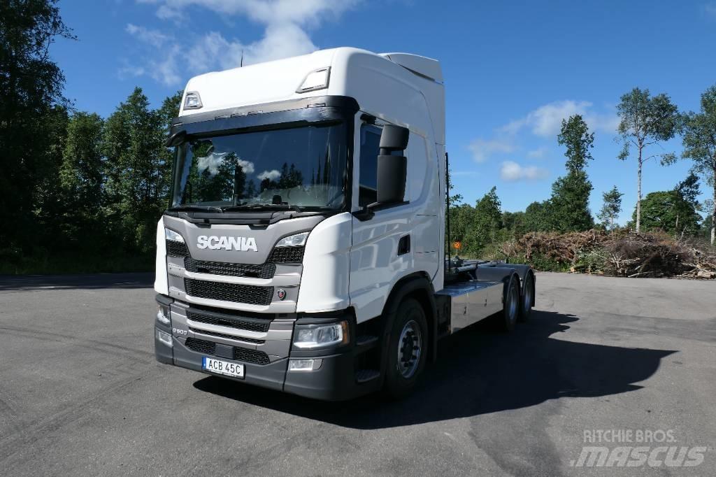 Scania G500B6x2NB Rol kiper kamioni s kukama za dizanje