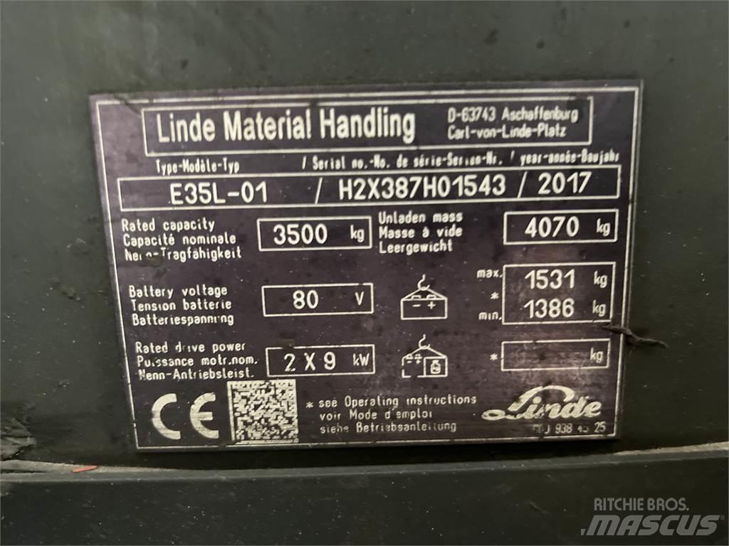 Linde E35L-01 Električni viličari