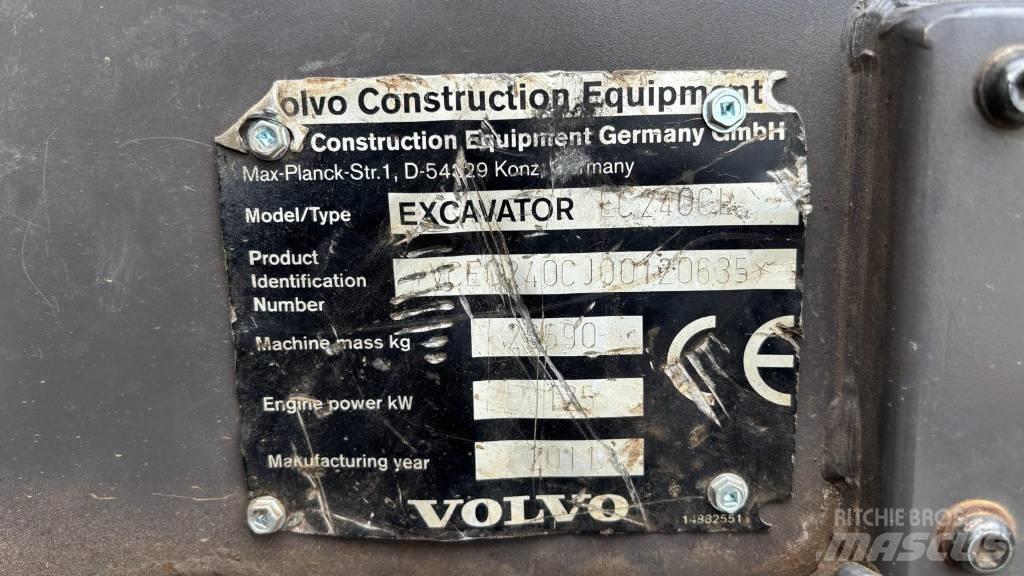 Volvo EC 240 C L Bageri gusjeničari