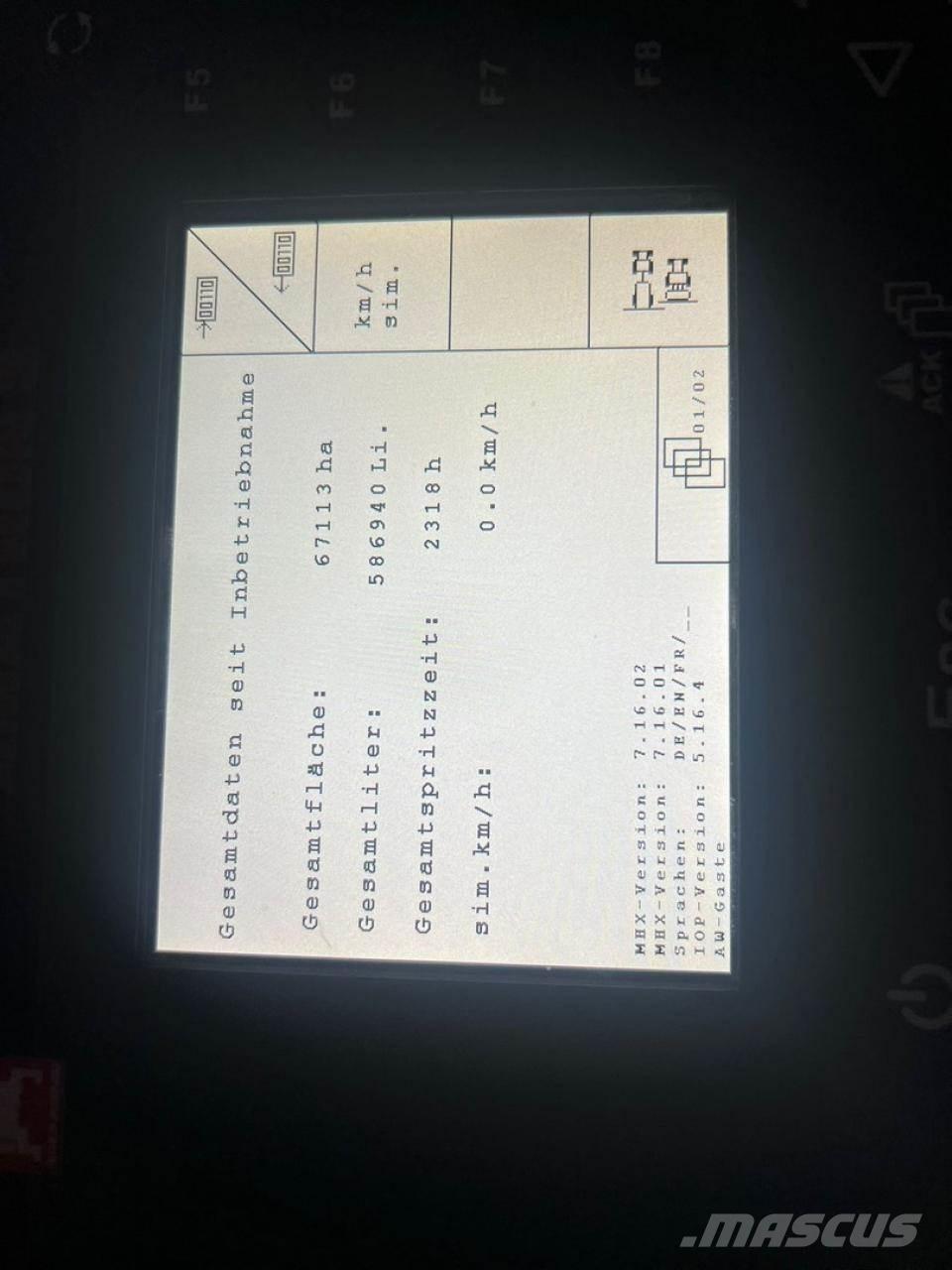 Amazone UX 4200 Vučene prskalice