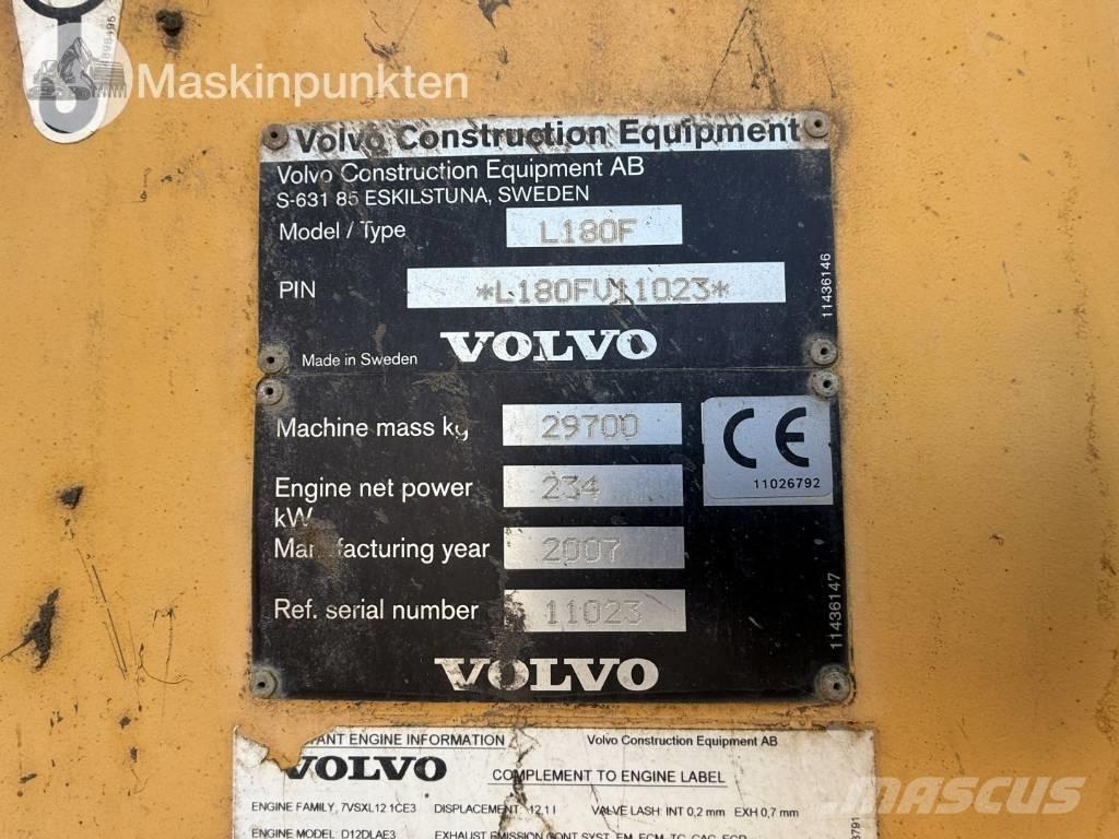 Volvo L 180 F Utovarivači na kotačima