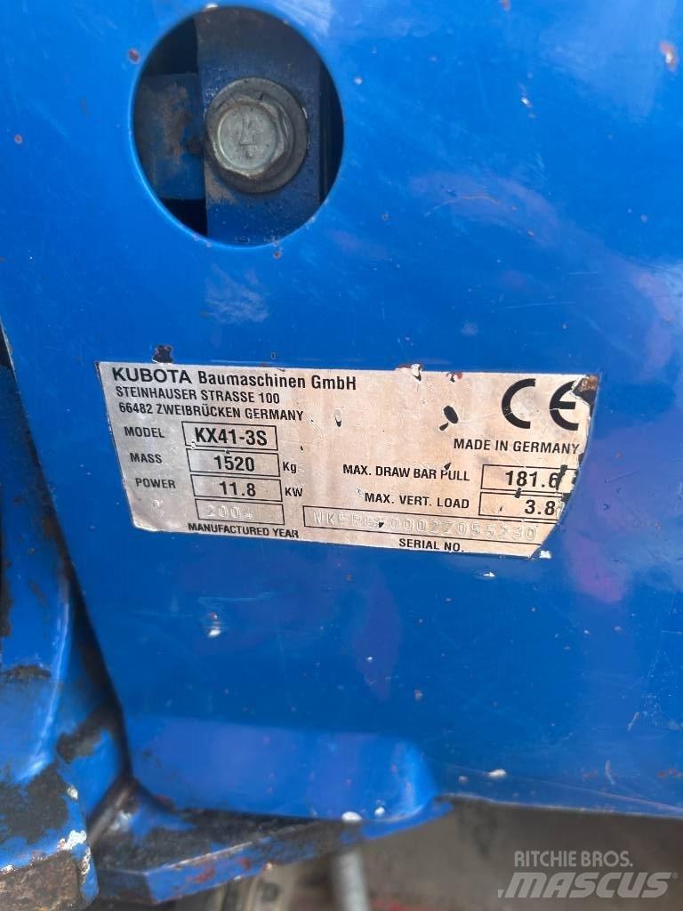Kubota KX 41-3 S Mini bageri <7t