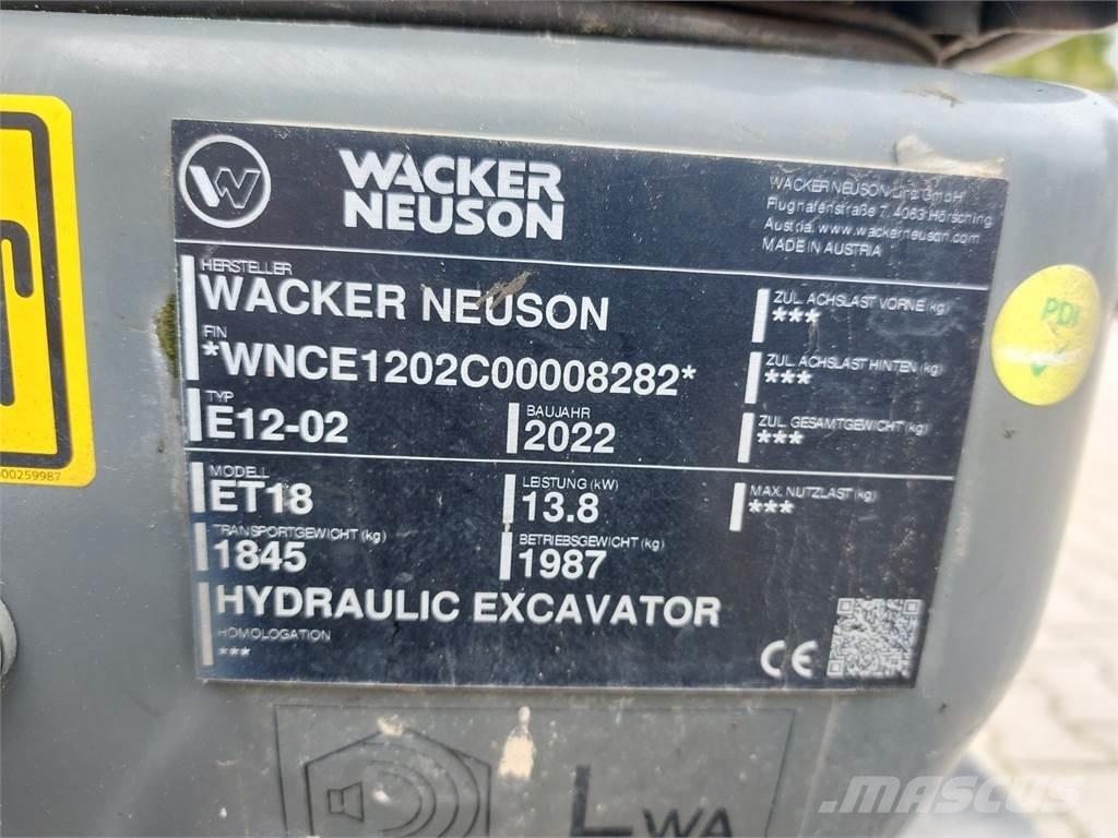 Wacker Neuson ET18 Bageri gusjeničari