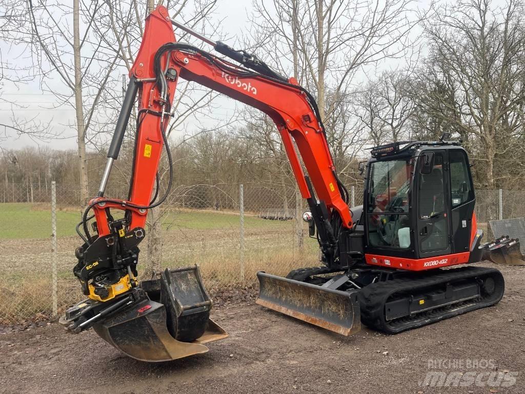 Kubota KX 080-4 Midi bageri 7t – 12t