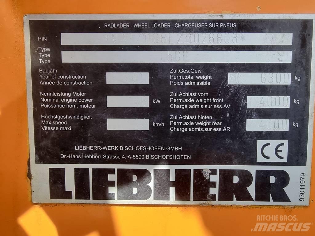 Liebherr L 506 Utovarivači na kotačima