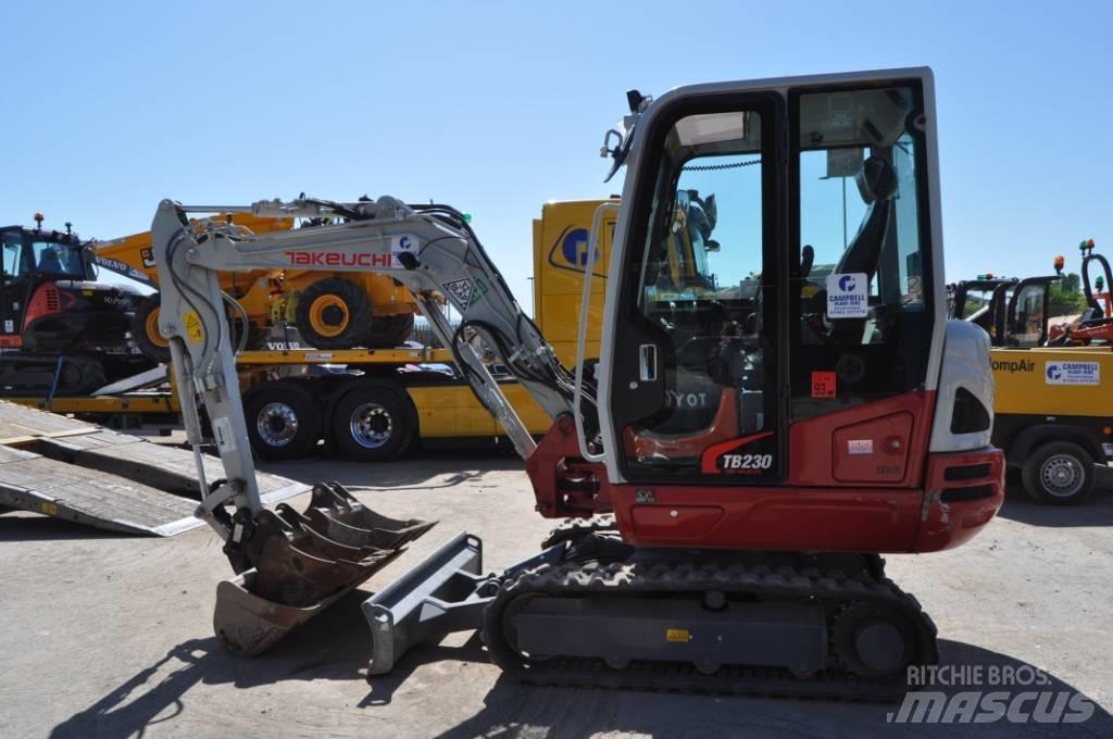 Takeuchi TB 230 Mini bageri <7t
