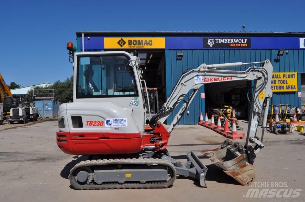 Takeuchi TB 230 Mini bageri <7t