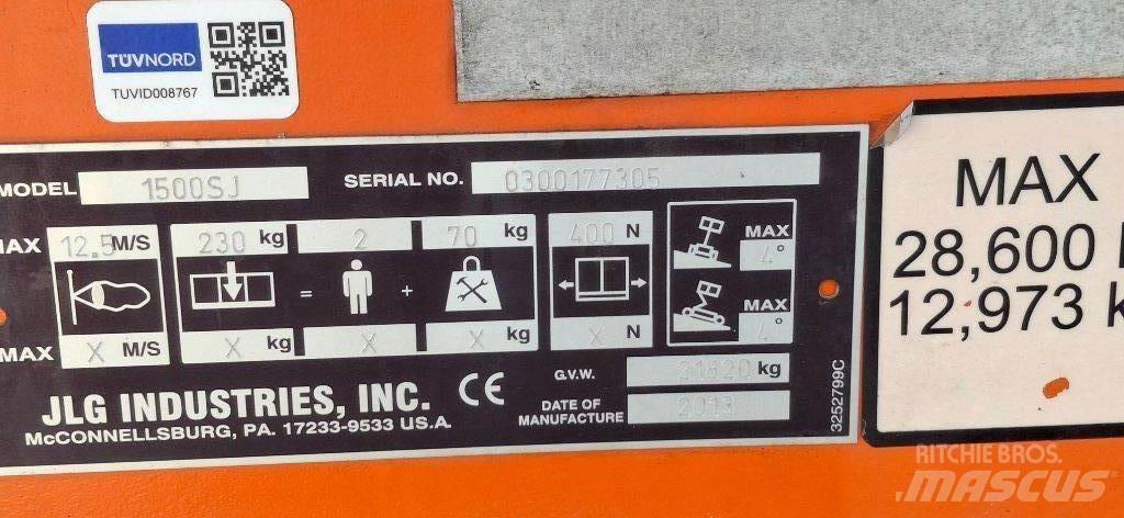 JLG 1500SJ Teleskopske podizne platforme