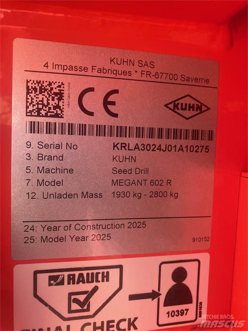Kuhn MEGANT 602R Sijačice
