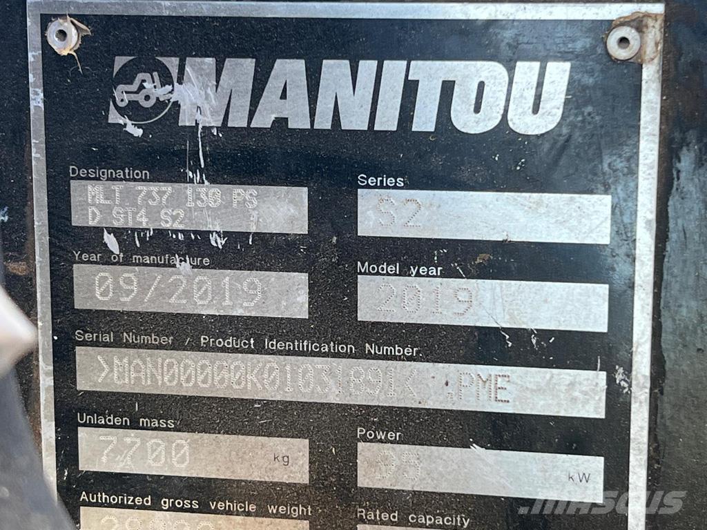 Manitou MLT737PS Poljoprivredni teleskopski utovarivači