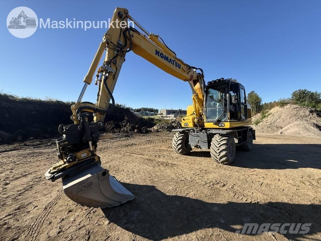 Komatsu PW 160 Bageri na kotačima