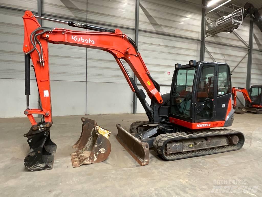Kubota KX 080-4 Midi bageri 7t – 12t