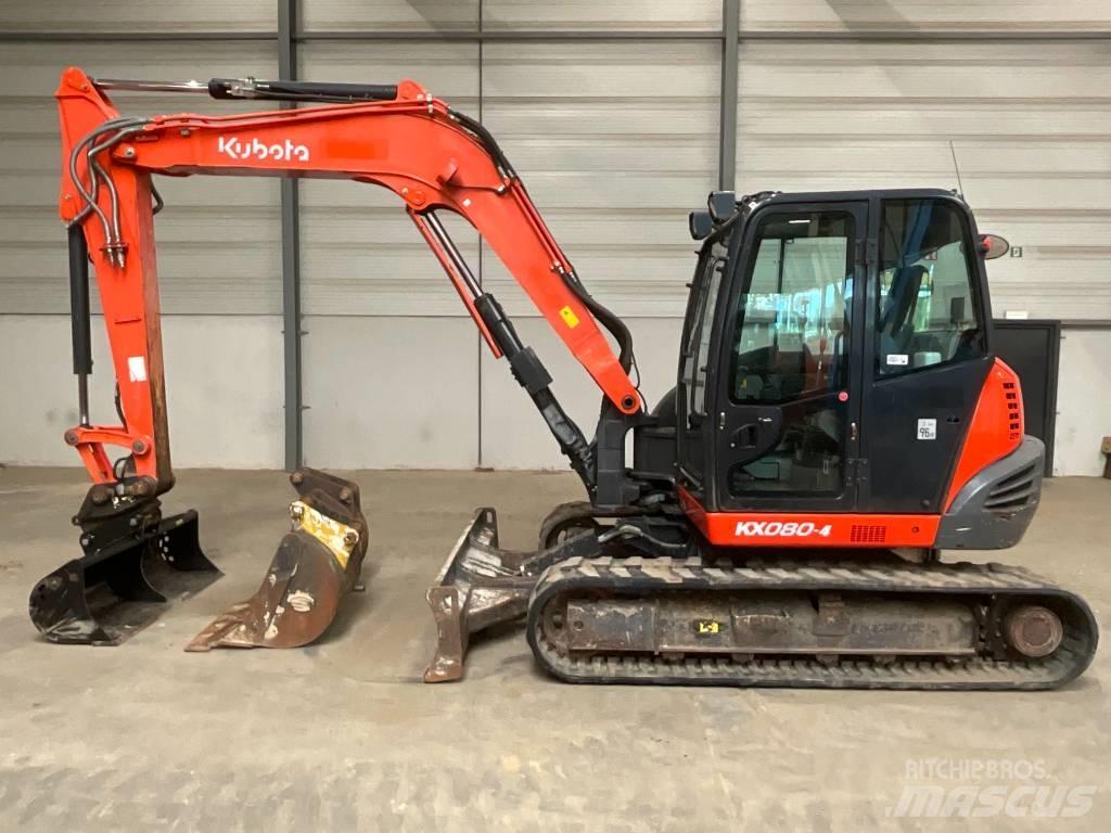 Kubota KX 080-4 Midi bageri 7t – 12t